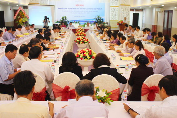 Hội Luật gia Việt Nam tổ chức hội nghị tập huấn công tác phổ biến, giáo dục pháp luật và trợ giúp pháp lý trong ngày 18 -12 tại tỉnh Đồng Nai