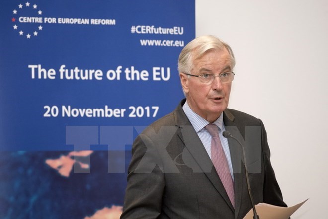 Trưởng đoàn đàm phán Brexit của Liên minh châu Âu (EU) Michel Barnier. (Ảnh: AFP/TTXVN)