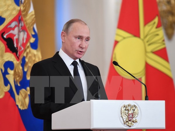 Tổng thống Nga Vladimir Putin. (Nguồn: AFP/TTXVN)