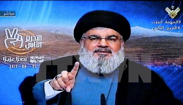 Thủ lĩnh phong trào Hồi giáo vũ trang Hezbollah Sayyed Hassan Nasrallah. (Nguồn: EPA/TTXVN)