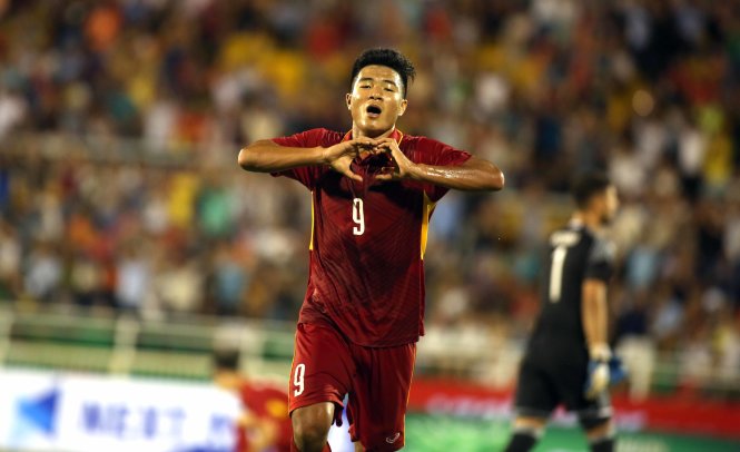 Đức Chinh – tác giả bàn thắng cho U-23 VN. Ảnh: N.K