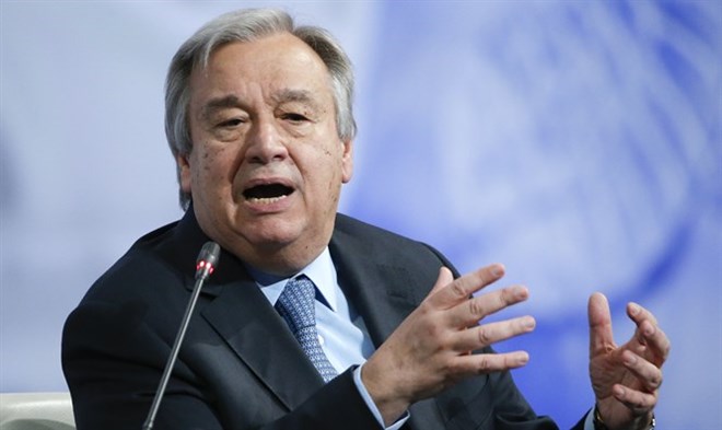 Tổng Thư ký Liên hợp quốc Antonio Guterres. (Nguồn: Reuters)