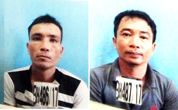 Hai bị can Nguyễn Đình Hoàng và Nguyễn Bảo Quốc bị bắt giữ để phục vụ công tác điều tra (số bị can còn lại được tại ngoại điều tra).