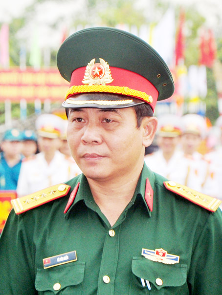Đại tá Vũ Văn Điền, Phó chỉ huy trưởng, Tham mưu trưởng Bộ Chỉ huy quân sự tỉnh.