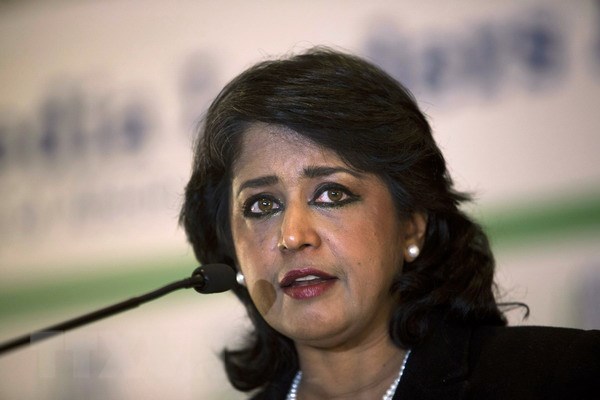 Tổng thống Mauritius Ameenah Gurib-Fakim. (Nguồn: AFP/TTXVN)