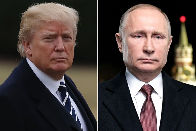 Tổng thống Mỹ Donald Trump ​và người đồng cấp Nga Vladimir Putin. (Nguồn: Getty Images)