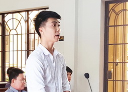 Bị cáo Lê Thanh Sĩ tại phiên tòa phúc thẩm.
