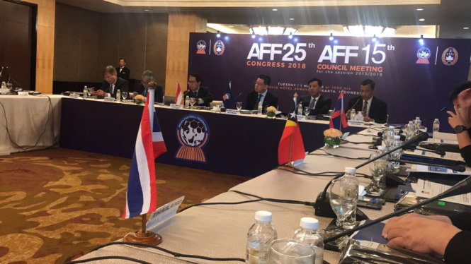 Quang cảnh cuộc họp AFF hôm 1-5. Ảnh: TUẤN QUỐC
