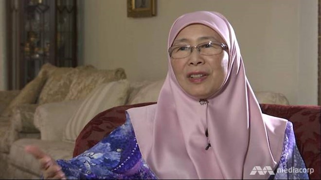 Chủ tịch Đảng Công lý Nhân dân (PKR) Wan Azizah Wan Ismail. (Nguồn: channelnewsasia.com)