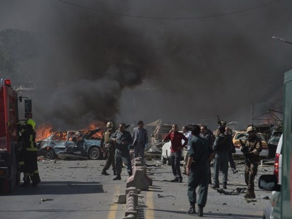 Hiện trường một vụ đánh bom ở Afghanistan. (Nguồn: enca.com)