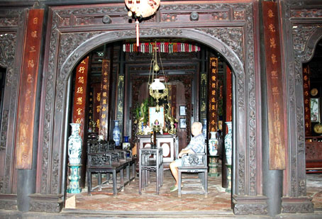 Nhà từ đường họ đào ở xã Phú Hội, huyện Nhơn Trạch - một trong những ngôi nhà cổ thuần Việt độc đáo ở Đồng Nai.