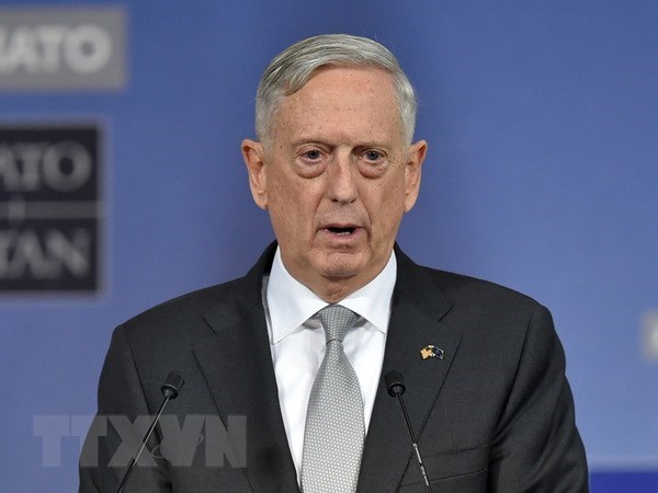 Bộ trưởng James Mattis. (Nguồn: AFP/TTXVN)