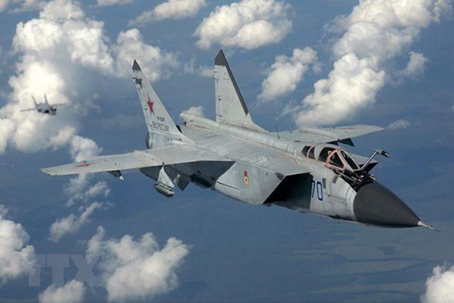 Máy bay MiG-31 của Nga. (Nguồn: UPI/TTXVN)