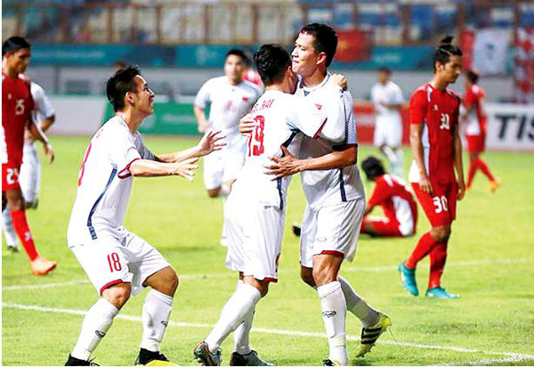 U.23 Việt Nam sớm giành vé vào vòng 1/8 Asiad.