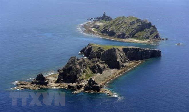 Quần đảo tranh chấp mà Nhật Bản gọi là Senkaku và Trung Quốc gọi là Điếu Ngư. (Nguồn: Japan Times/ TTXVN)