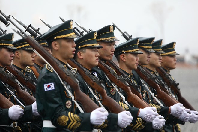 Lực lượng binh sỹ Hàn Quốc. (Nguồn: Getty Images)
