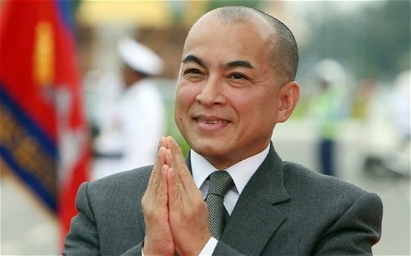 Quốc vương Campuchia Norodom Sihamoni. (Nguồn: The Telegraph)