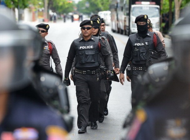 Lực lượng cảnh sát Thái Lan. (Nguồn: AP)