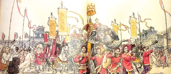 Hàng vạn chiến binh áo vải cờ đào của nghĩa quân Tây Sơn đã tiến hành cuộc hành quân thần tốc ra kinh thành Thăng Long đánh tan 29 vạn quân Thanh xâm lược
