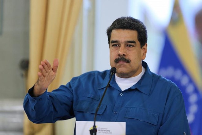 Tổng thống Venezuela Nicolas Maduro chỉ trích Mỹ. (Nguồn: Reuters)