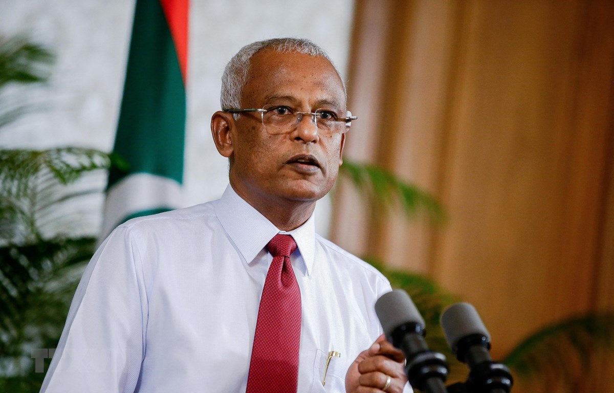 Tổng thống Maldives Ibrahim Mohamed Solih. (Ảnh: AFP/TTXVN)