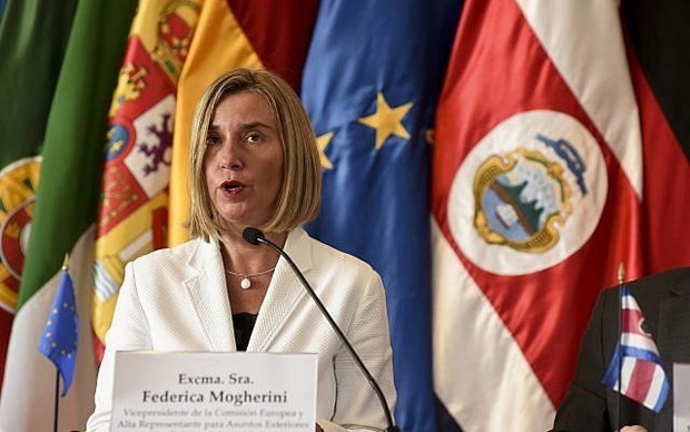 Đại diện cấp cao của Liên minh châu Âu (EU) phụ trách chính sách an ninh và đối ngoại Federica Mogherini. (Nguồn: AP)
