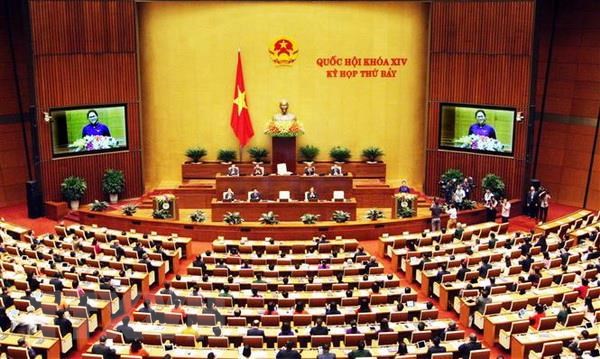  Chủ tịch Quốc hội Nguyễn Thị Kim Ngân đọc diễn văn khai mạc. (Ảnh: Nguyễn Dân/TTXVN)