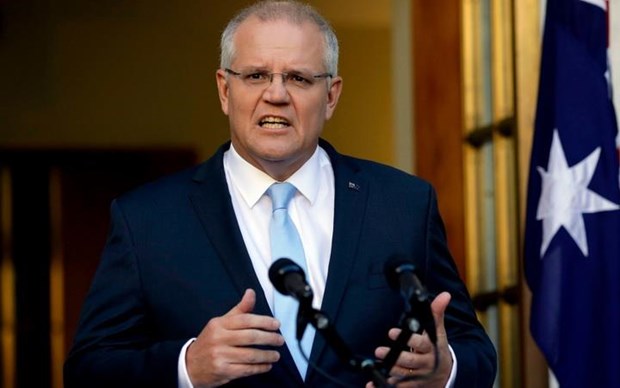 Thủ tướng Australia Scott Morrison. (Nguồn: AFP)