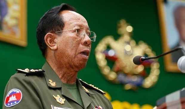 Bộ trưởng Quốc phòng Campuchia Tea Banh (Nguồn: Khmer Times)