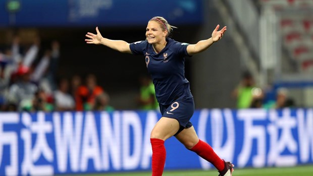  Eugenie Le Sommer giúp Pháp giành trọn 3 điểm. (Nguồn: Getty Images)
