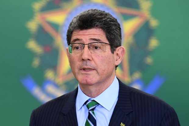 Ông Joaquim Levy phát biểu tại Brasilia ngày 7-1-2019. (Ảnh: AFP/ TTXVN)