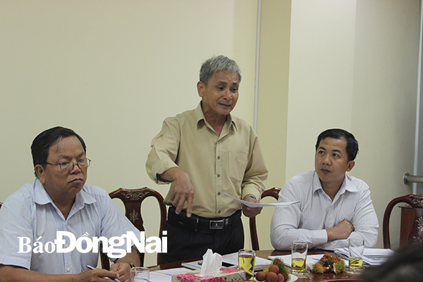 Lãnh đạo huyện Vĩnh Cửu phát biểu ý kiến tranh chấp đất đai dự án Nhà máy sản xuất gạch ngói Thiện Tân