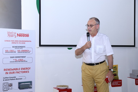 Guy Parmelin, Head of the Swiss Federal Department of Economic Affairs, Education and Research, appreciated Nestle Vietnams achievements during a visit to its plant in Tri An in Dong Nai Province. — Photo courtesy of Nestle Vietnam