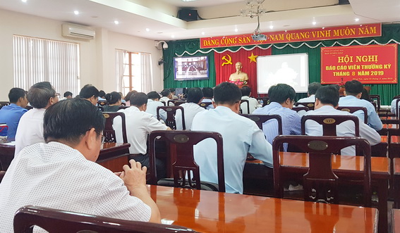 Các đại biểu dự hội nghị trực tuyến tại điểm cầu tỉnh Đồng Nai Ảnh HC