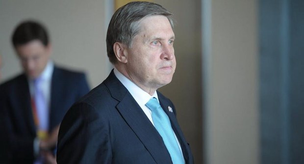 Trợ lý Phủ Tổng thống Nga Yury Ushakov. (Nguồn: sputniknews)