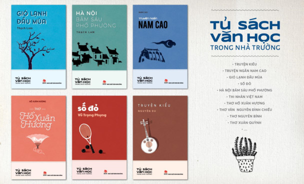 Tủ sách giới thiệu những tác phẩm, tác giả điển hình của Việt Nam và thế giới