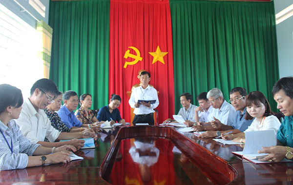 Đảng ủy xã Lâm San (huyện Cẩm Mỹ) quán triệt các nội dung về sinh hoạt chi bộ chuyên đề