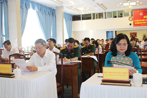 Lãnh đạo tỉnh dự hội thảo tại điểm cầu Tỉnh ủy Đồng Nai
