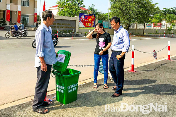 Đường N17, phía trước UBND phường Hố Nai (TP.Biên Hòa), được trải nhựa khang trang, sạch đẹp. Ảnh: M.Thành