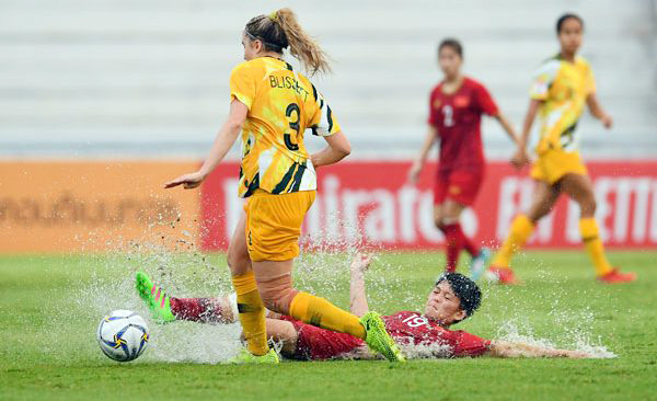U.19 nữ Việt Nam thất bại đáng tiếc trước U.19 nữ Australia