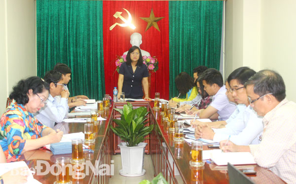 Phó chủ tịch UBND tỉnh Nguyễn Hòa Hiệp chỉ đạo tại cuộc họp.