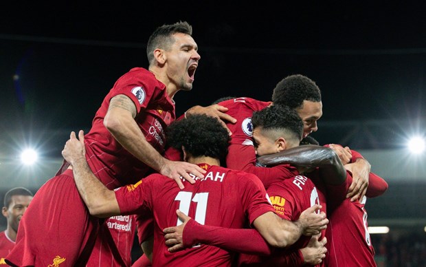  Liverpool tiếp tục vững vàng trên ngôi đầu bảng xếp hạng Premier League. (Ảnh: Getty)