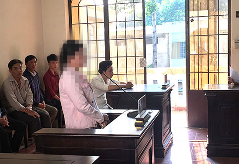 Bị cáo Trần Thị Đào tại phiên tòa xét xử