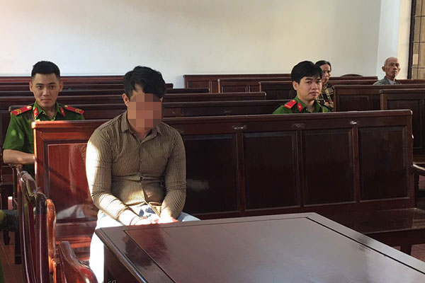 Bị cáo Dương Minh Tính tại phiên tòa xét xử sơ thẩm hình sự