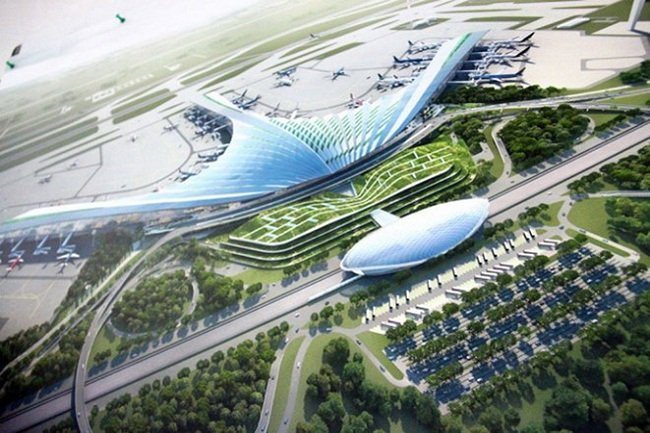 An artist's impression of Long Thanh International Airport. The project's first phase will require nearly US$4.8 billion - PHOTO: TL