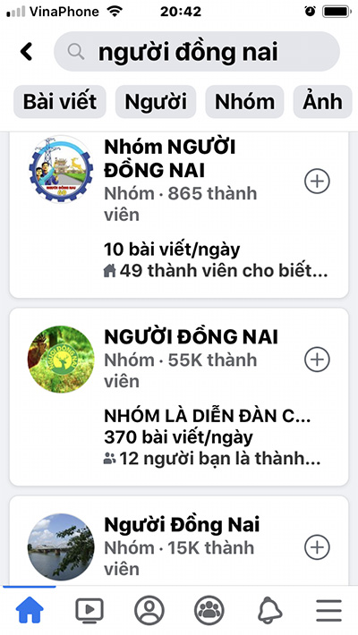 Một trang Facebook cá nhân lấy tên đại diện cả một cộng đồng (ảnh minh họa)