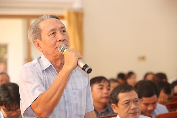 Cử tri Long Khánh phản án thêm các kiến nghị với Đại biểu Quốc hội