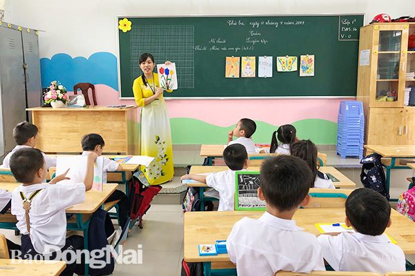 Trường tiểu học Tân Tiến (phường Tân Tiến, TP.Biên Hòa) đang được hoàn thiện các thủ tục để được công nhận là trường chuẩn quốc gia