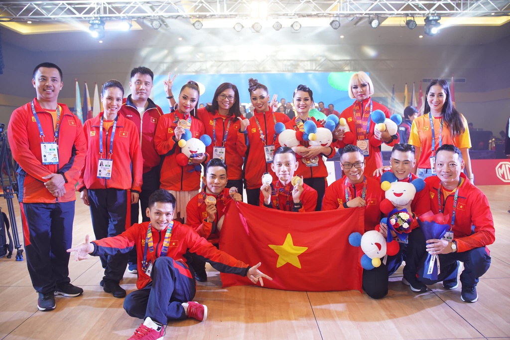 Đội tuyển dancesport Việt Nam đã hoàn thành xuất sắc nhiệm vụ