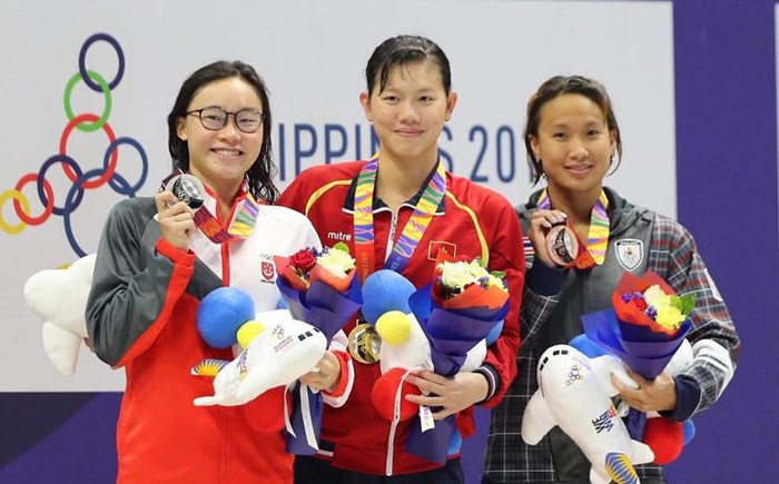Ánh Viên đã giành được 5 Huy chương Vàng tại SEA Games 30.